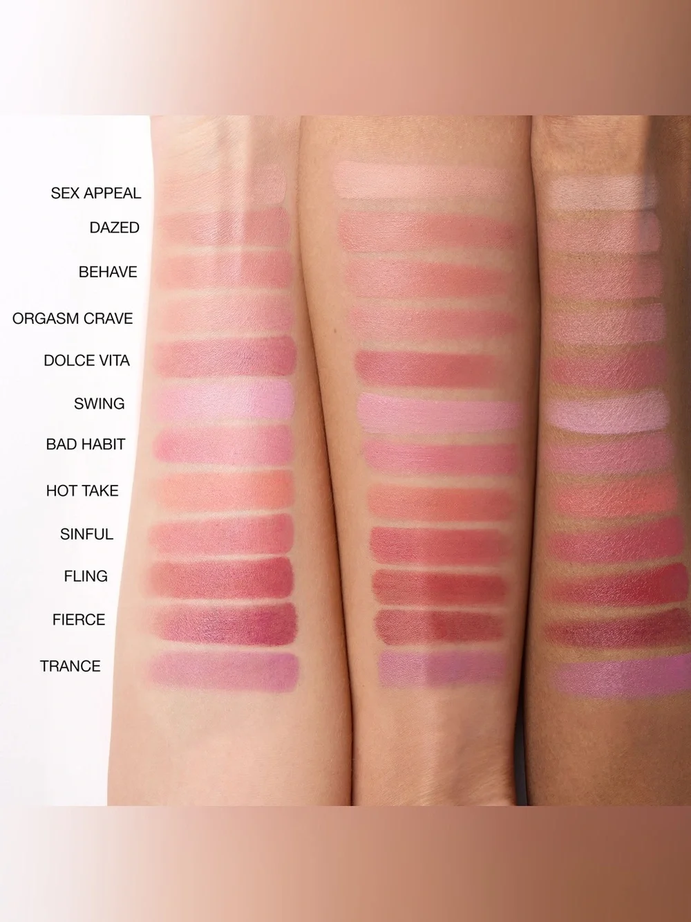 Dazed NARS The Multiple Eyes + Lips + Cheeks Peachy Brand New In Box Full Size